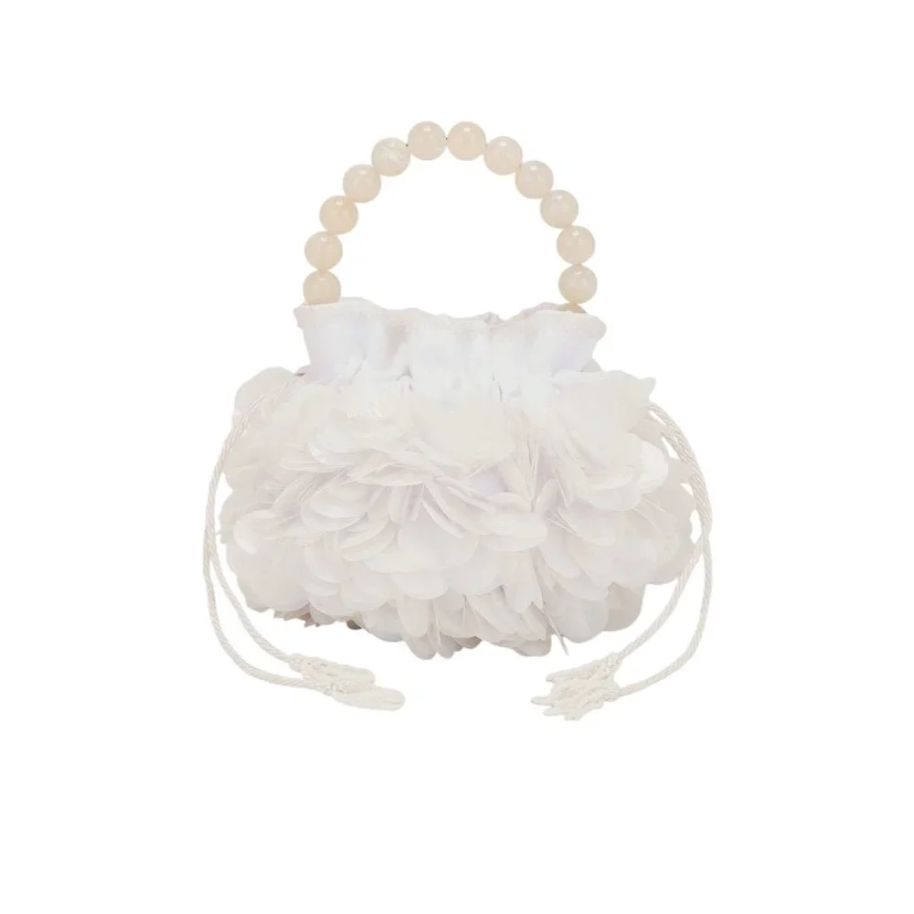 PatBO x REVOLVE x Nannacay Alyssa Bag in White New Womens Clutch Evening